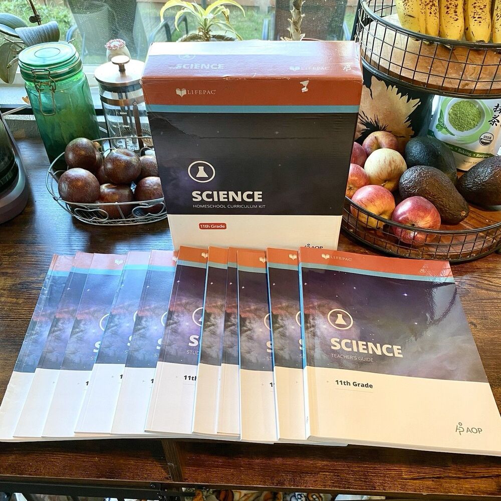 Lifepac 11th Grade Science Unit 1-10 With Teacher’s Guide Homeschool Box Set